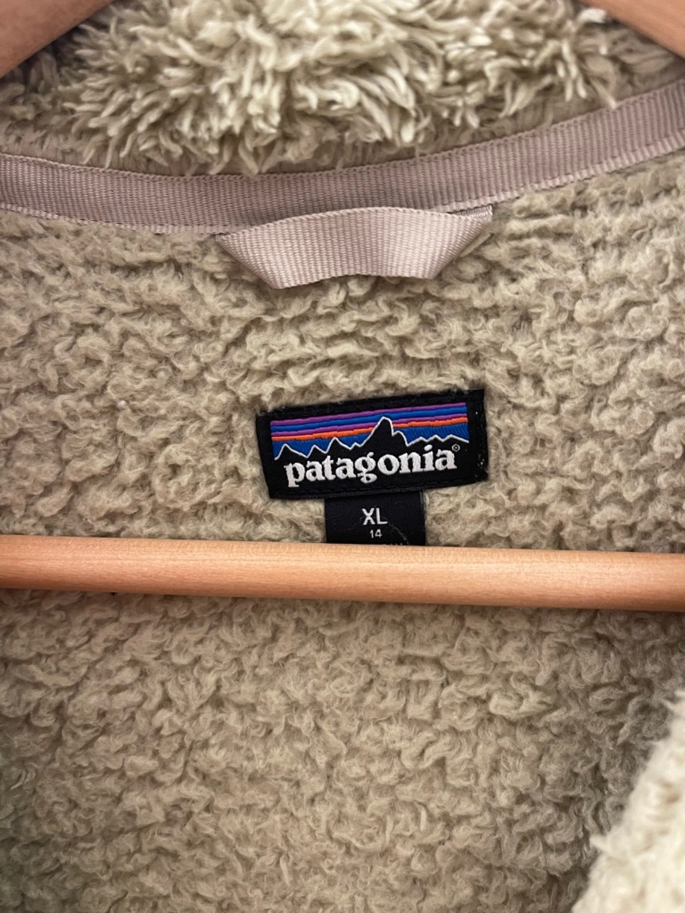Patagonia Cozy Fleece Quarter-Zip Pullover - Beige - Picture 3 of 5
